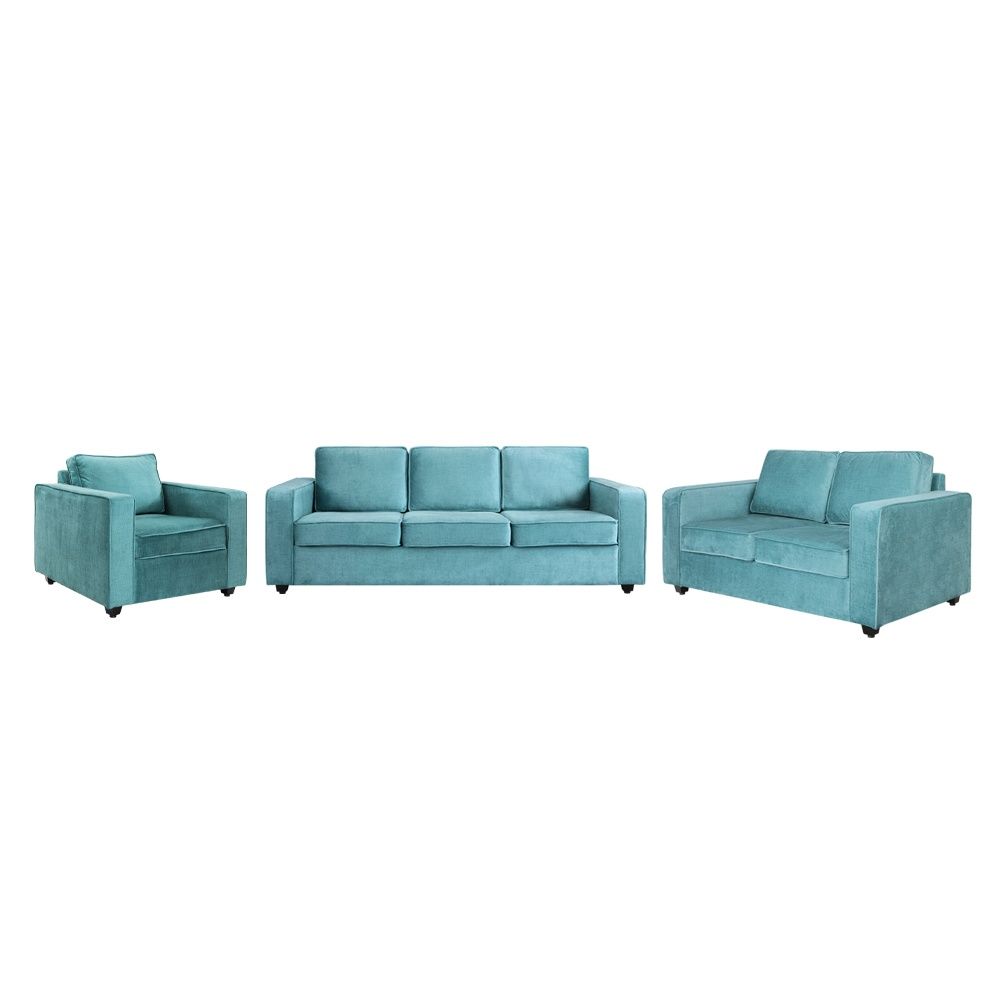 Napper Plus Sofa Set - (3+2+1) Reflection Aqua Blue